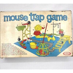 Vintage 1963 Ideal Mouse Trap Game COMPLETE Classic Retro